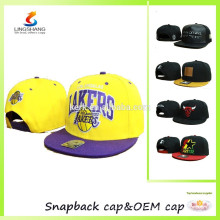LSCP-19 Projete seu próprio bordado à moda snap esportes headwear chapéus de beisebol superiores do quadril e tampões do snapback